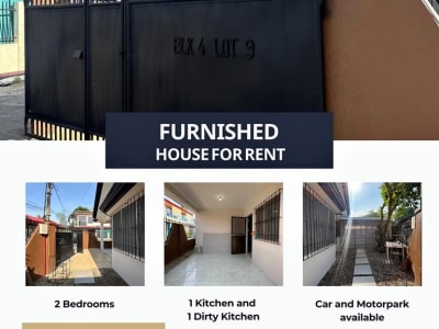 2 beds 1 bath House