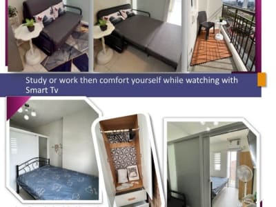 Fully Furnished 1BR-CONVERTED UNIT with Balcony and wifi