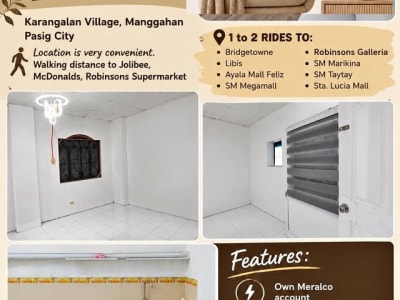 Studio room for rent / unit for rent