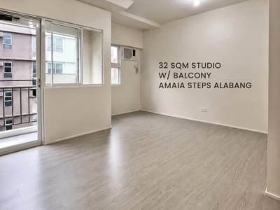 Alabang Condo for Rent | Big Studio w/ Balcony