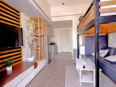Pet-friendly studio w/ balcony & Converge connection  Grand Residences - North Tower A (Noble Hotel