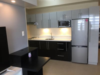 Fully furnished 1 bedroom, 1 bath condo unit with 43.76 sq. m. living space & a private parking slot