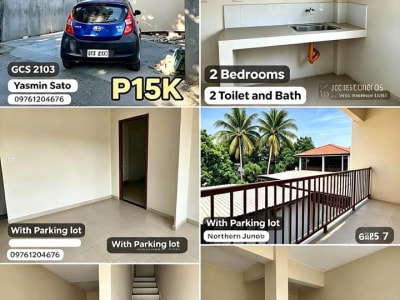 New Apartment For Rent 15K 2 Bedrooms 2 Toilet and Bath Northern Junob