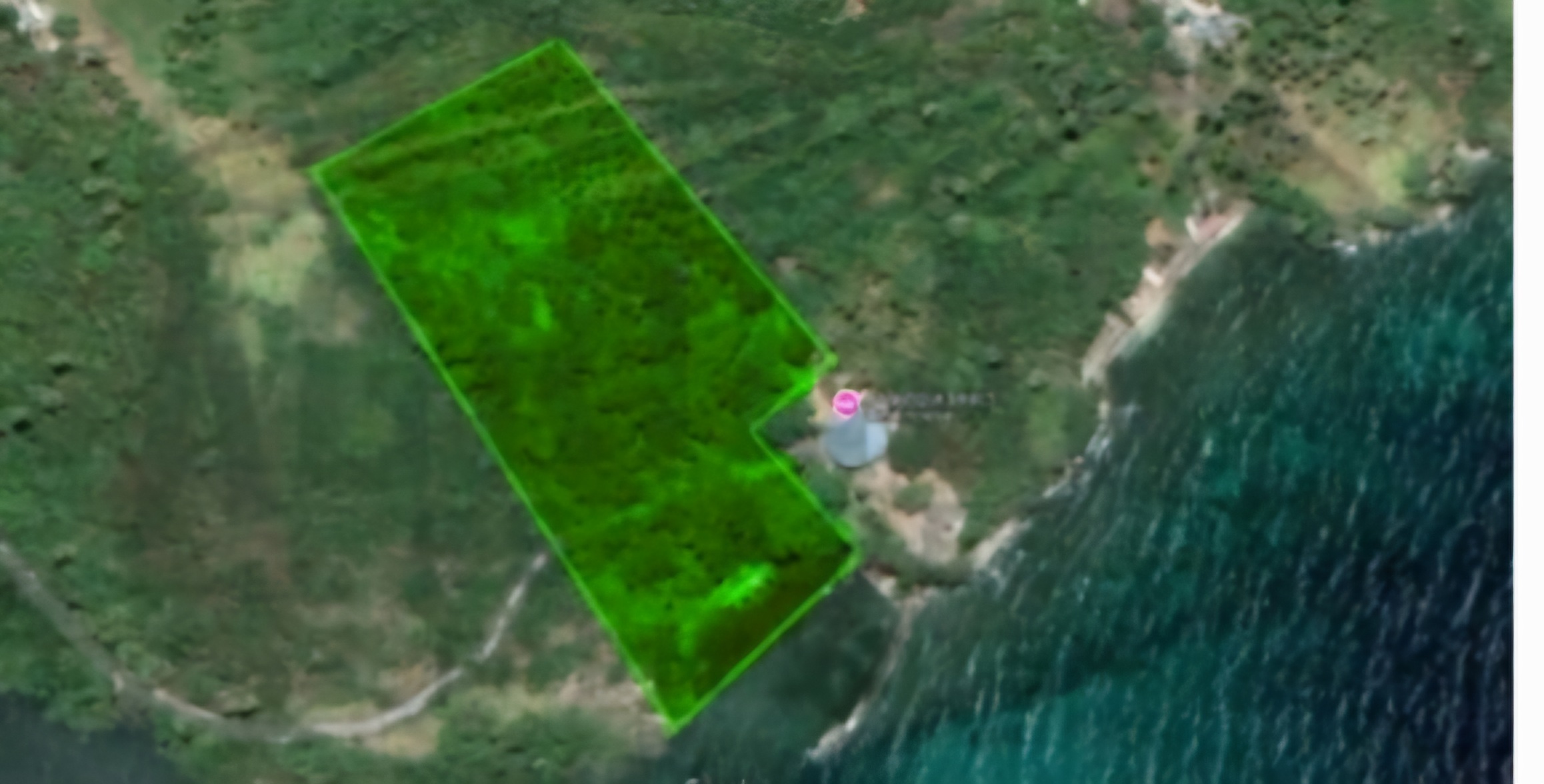 Beachfront property with private harbor