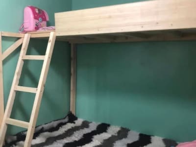 House for RENT with aircon inside subd infront basketball court