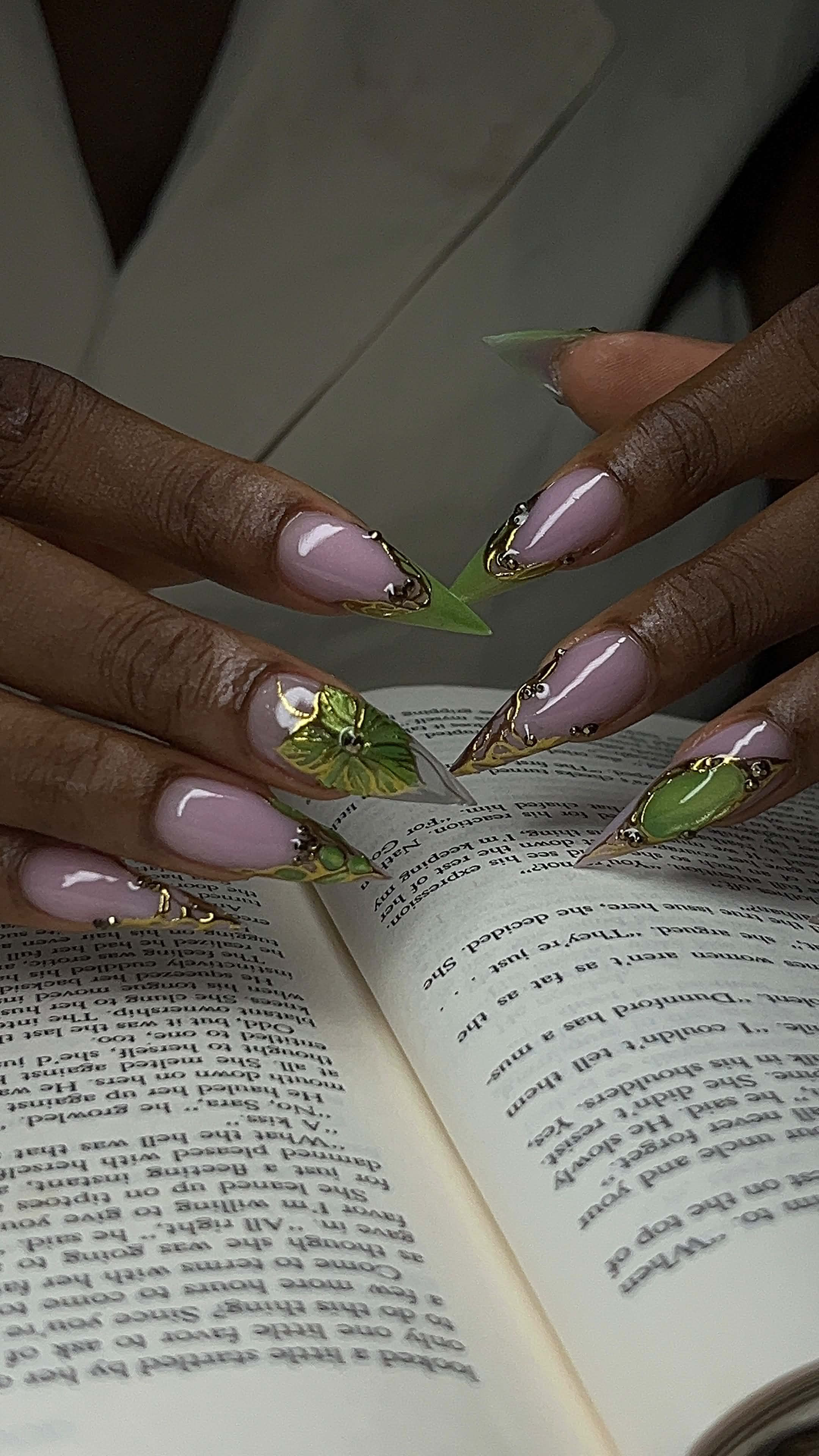 Malik Nails & Beauty signature nail design 3