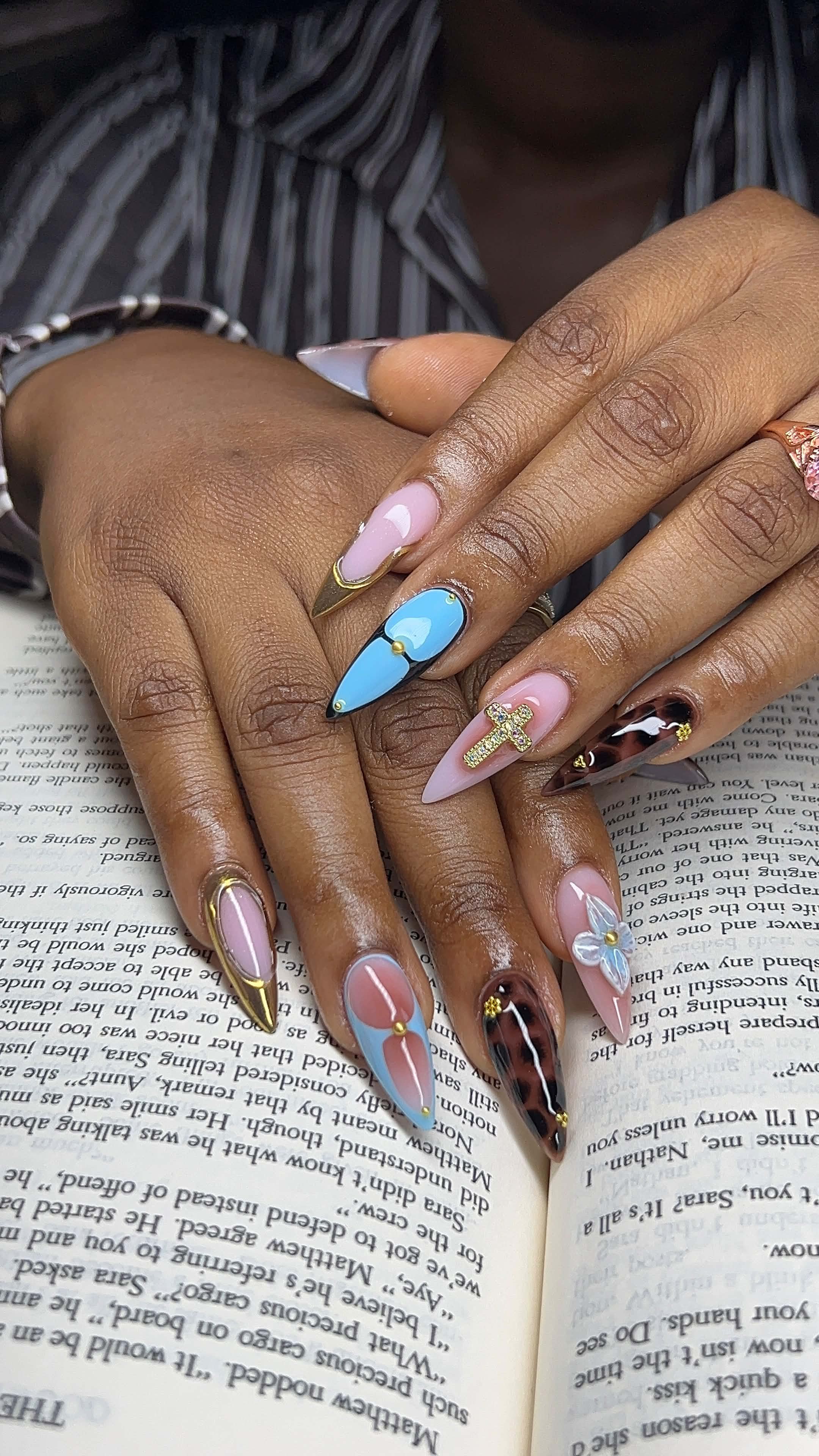 Malik Nails & Beauty signature nail design 6