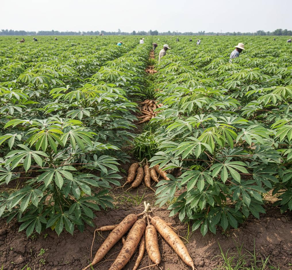 High-Yield Freshly Harvested Cassava Tubers - Available in Bulk (Acres) 3