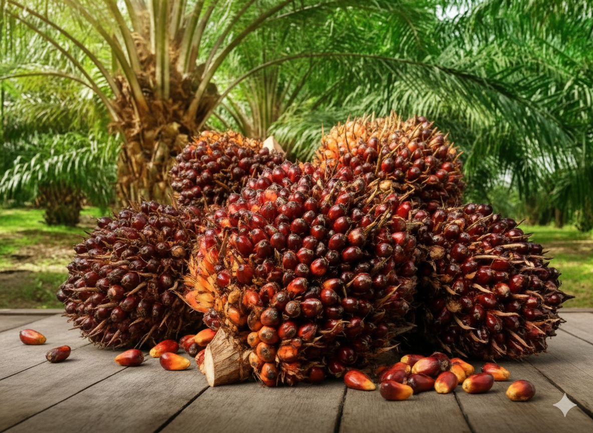 Premium Fresh Fruit Bunches (FFB) for Sale – High-Yield Oil Palm Harvest by the Acre 1