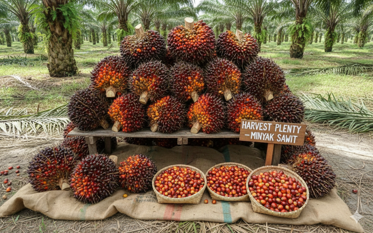 Premium Fresh Fruit Bunches (FFB) for Sale – High-Yield Oil Palm Harvest by the Acre 3