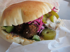 find the best falafel restaurant in Israel