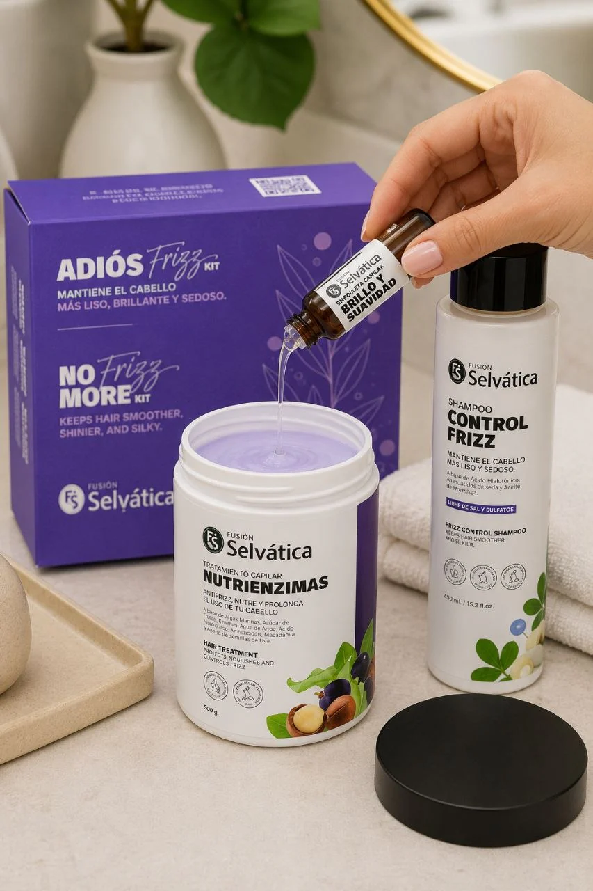 Uso de Adios Frizz Kit