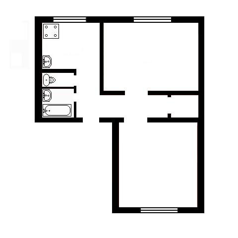 Планировка квартиры брежневка 3 комнаты