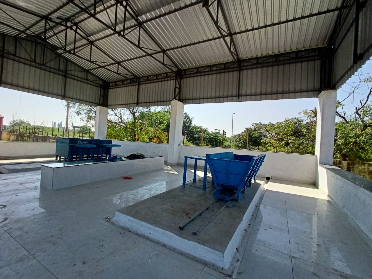 Shed interior