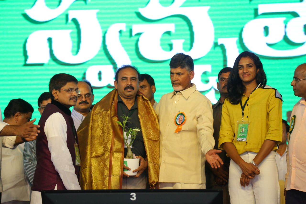 Honoured by the Chief Minister