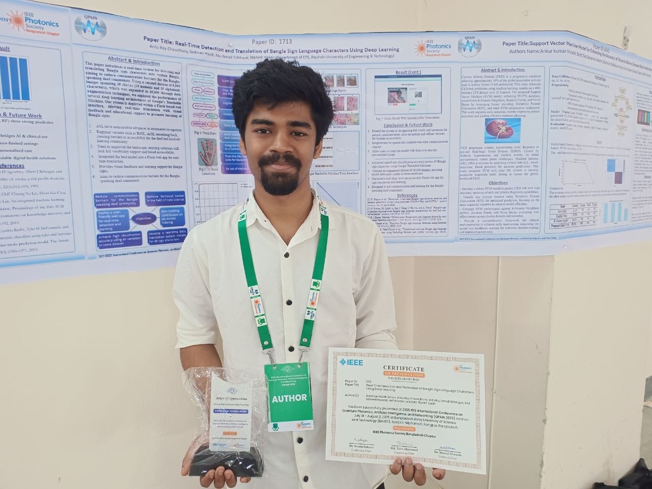 QPAIN 2025 — Paper Presentation & Recognition