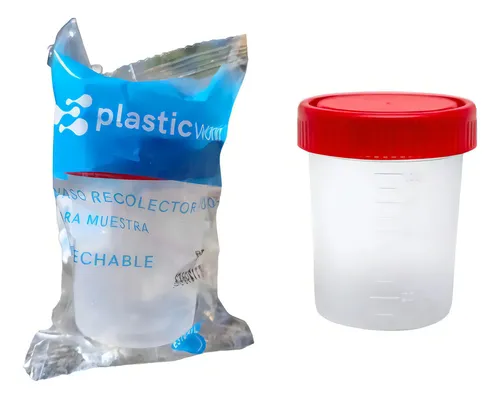 VASO RECOLECTOR P/MUESTRA DESECHABLE ESTERIL 100ML