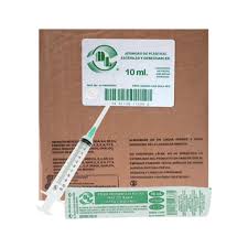 JERINGA DESECHABLE 10 ML CON AGUJA 21X32 100 PIEZAS