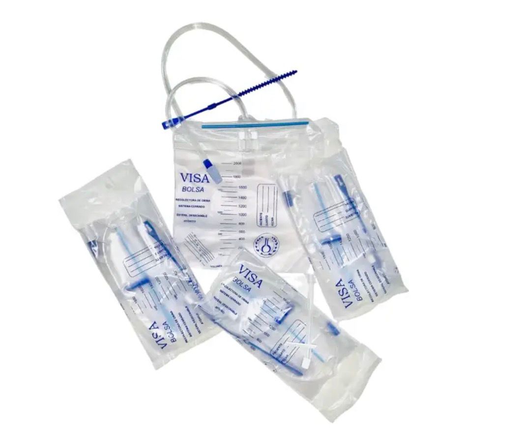 BOLSA PARA RECOLECCION DE ORINA, SISTEMA CERRADO 200 ML