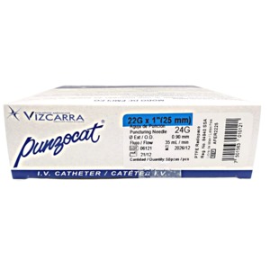 CATÉTER PUNZOCAT No.22G