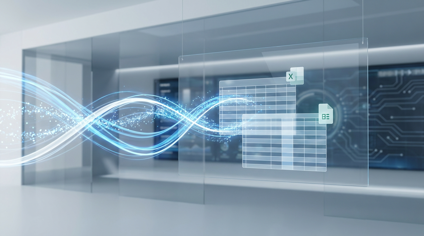 Export scraped data to Excel and Google Sheets workflow visualization