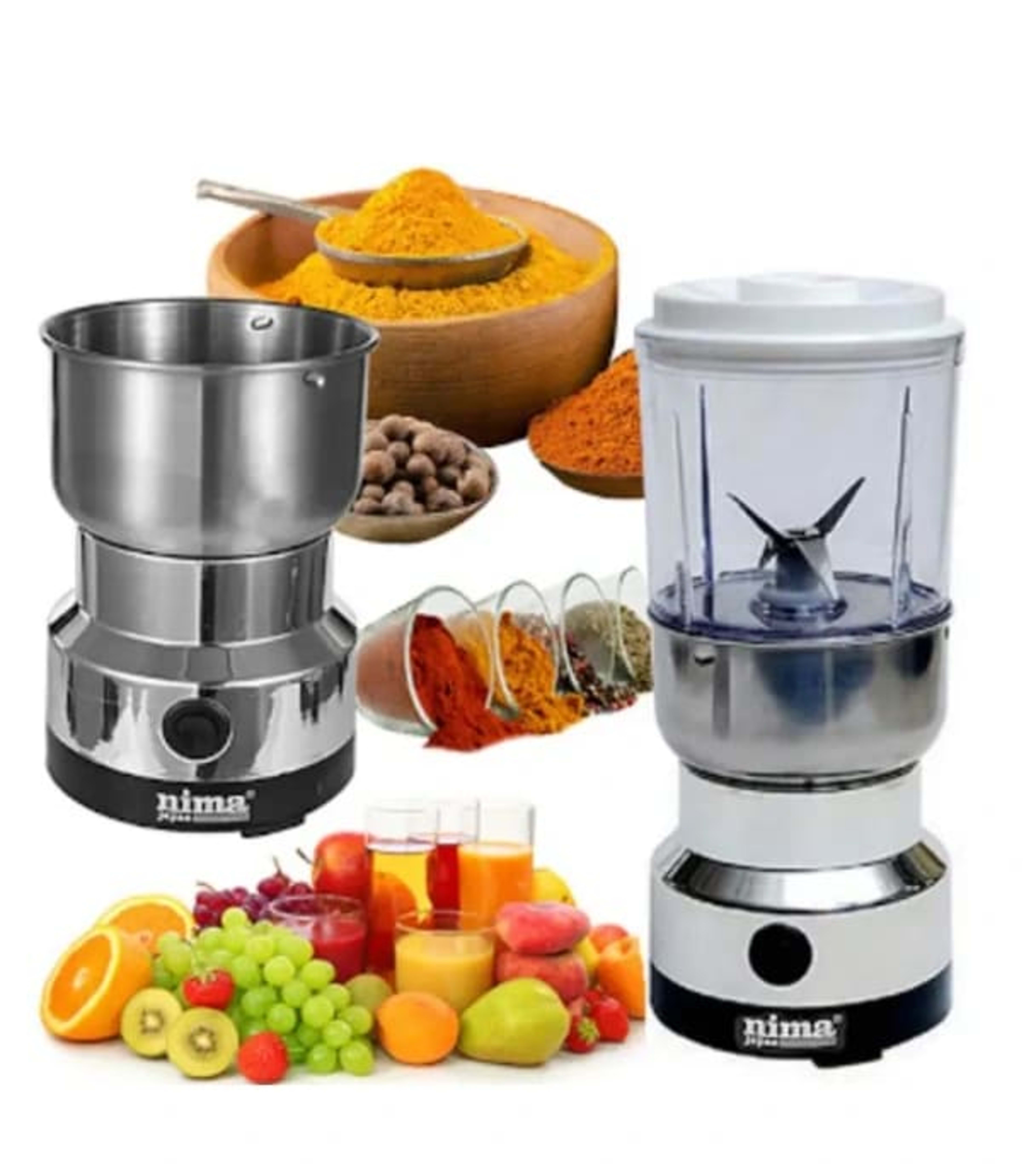 Nima Electric 2 in 1 Blender and Grinder