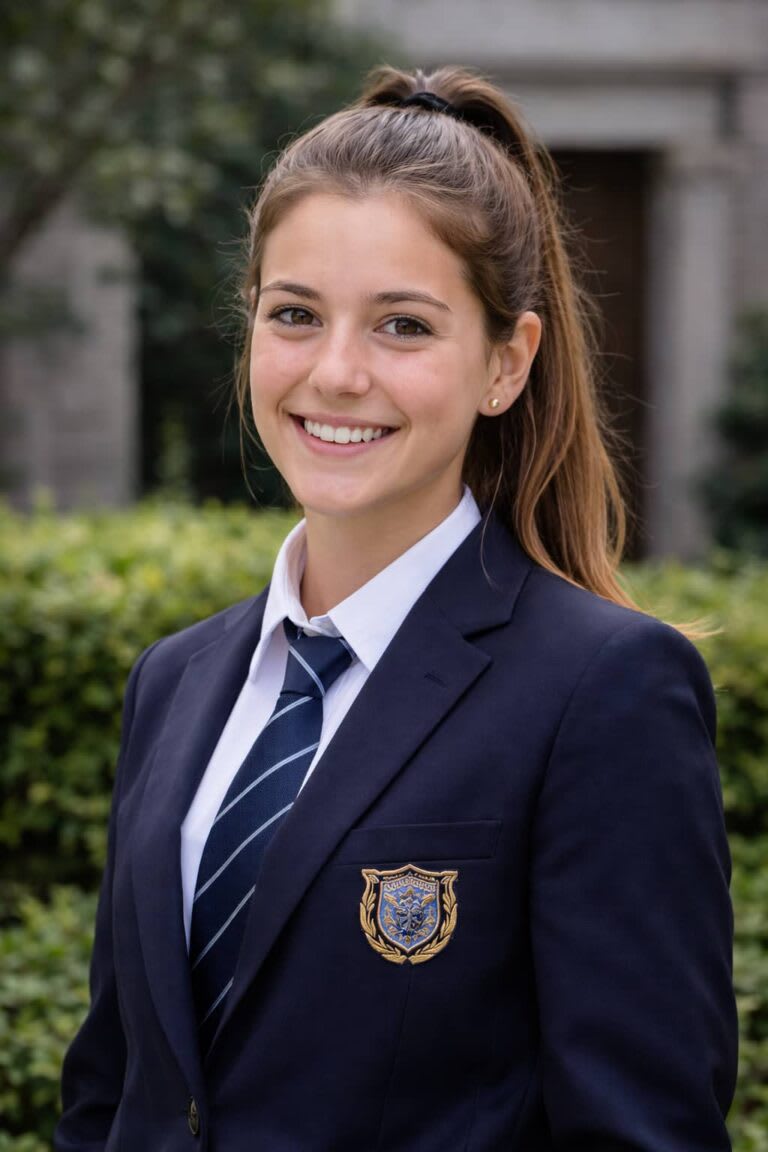 Toma de retratos escolares con estudio móvil