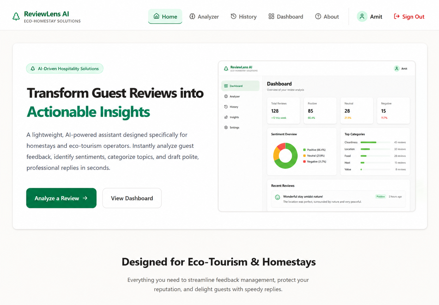 ReviewLens AI