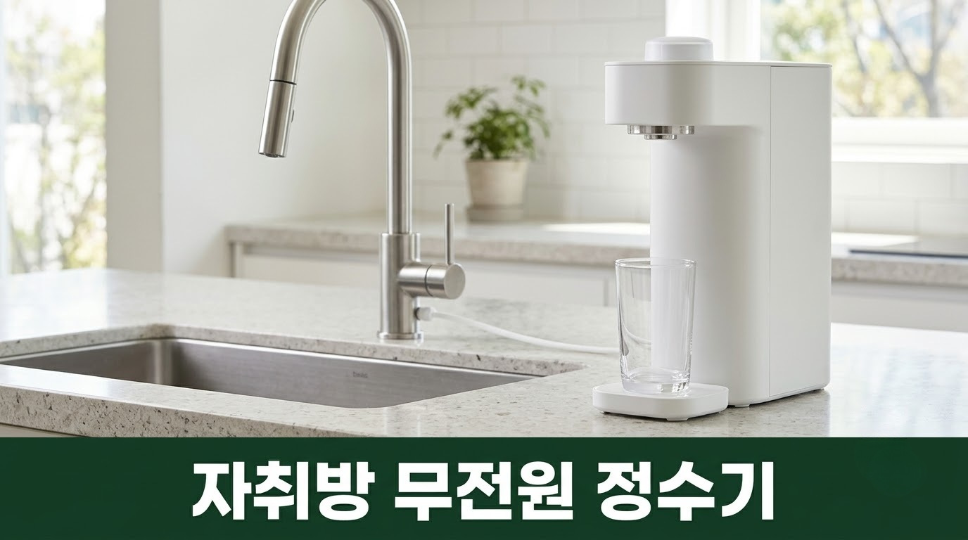 SK매직 미니 Green41 무전원 정수기 자취방 주방 썸네일