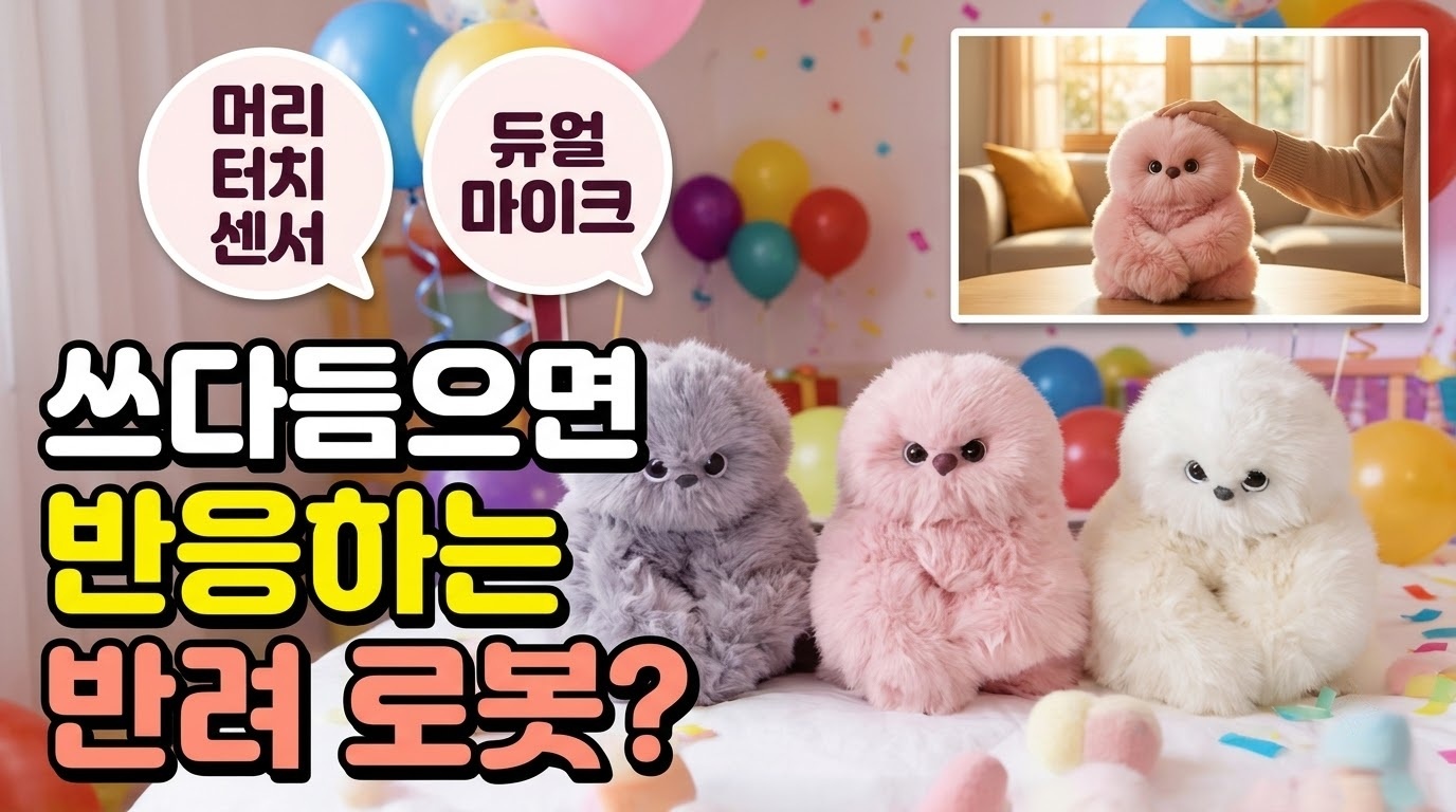 AI 스마트 펫 로봇 쓰다듬으면 반응하는 반려 로봇 썸네일