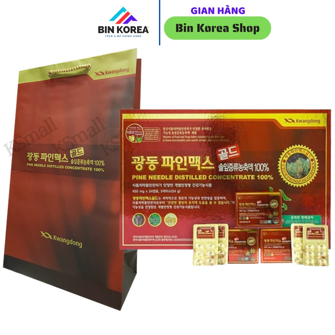 Viên Uống Tinh Dầu Thông Đỏ Kwang-Dong Hộp 120 Viên thumbnail 7