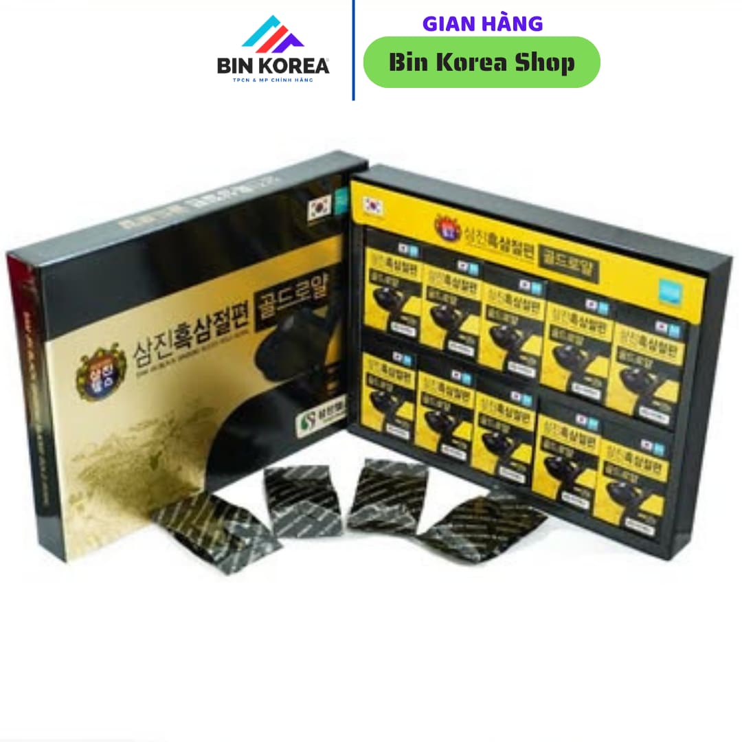 Hắc Sâm Thái Lát Tẩm Mật Ong Samjin Health Hộp 200gram  thumbnail 4