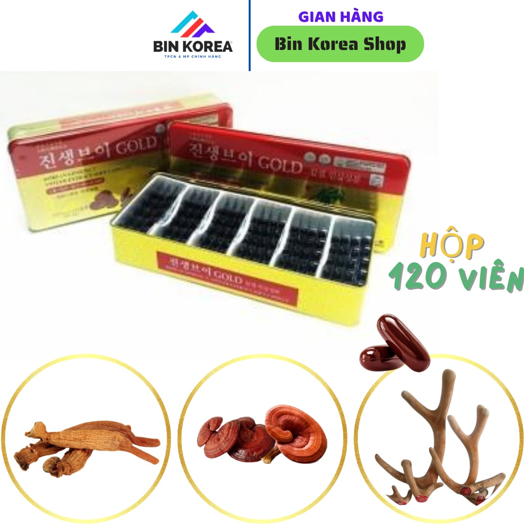 Đạm Sâm Linh Chi Nhung Hươu Hộp 120 Viên thumbnail 3