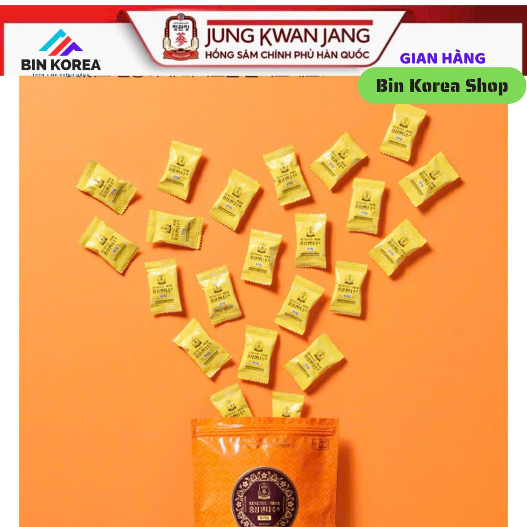 Kẹo Sâm Không Đường Cao Cấp KGC Jung Kwan Jang Túi Lớn 240gram thumbnail 4