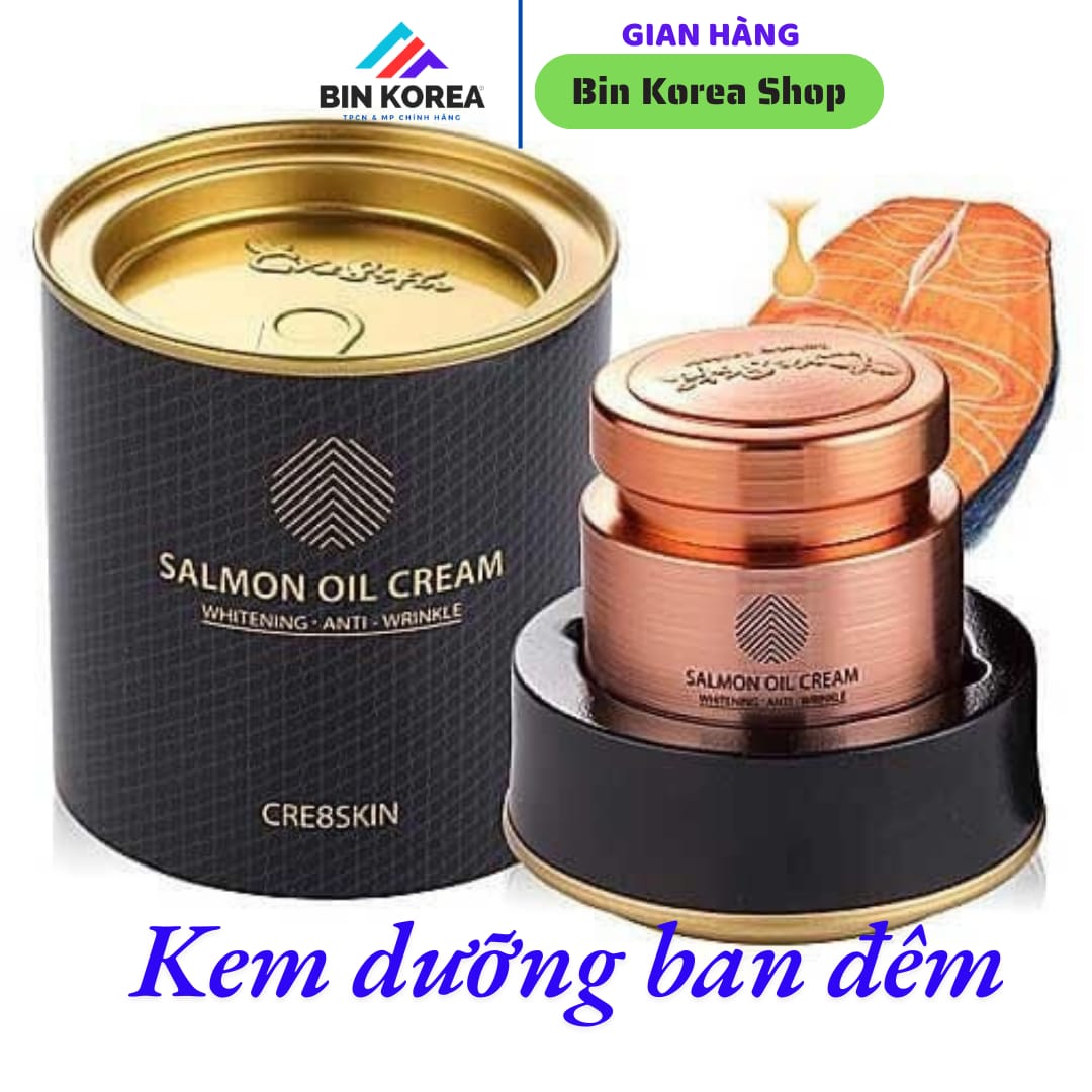 Kem Dưỡng Da Chiết Xuất Cá Hồi Cre8skin Bản Kem Đêm 80gram