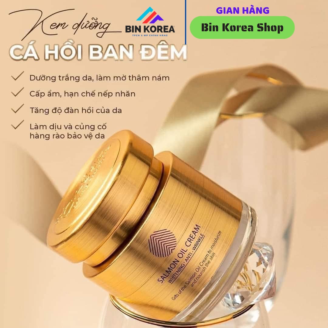 Kem Dưỡng Da Chiết Xuất Cá Hồi Cre8skin Bản Kem Đêm 80gram thumbnail 7
