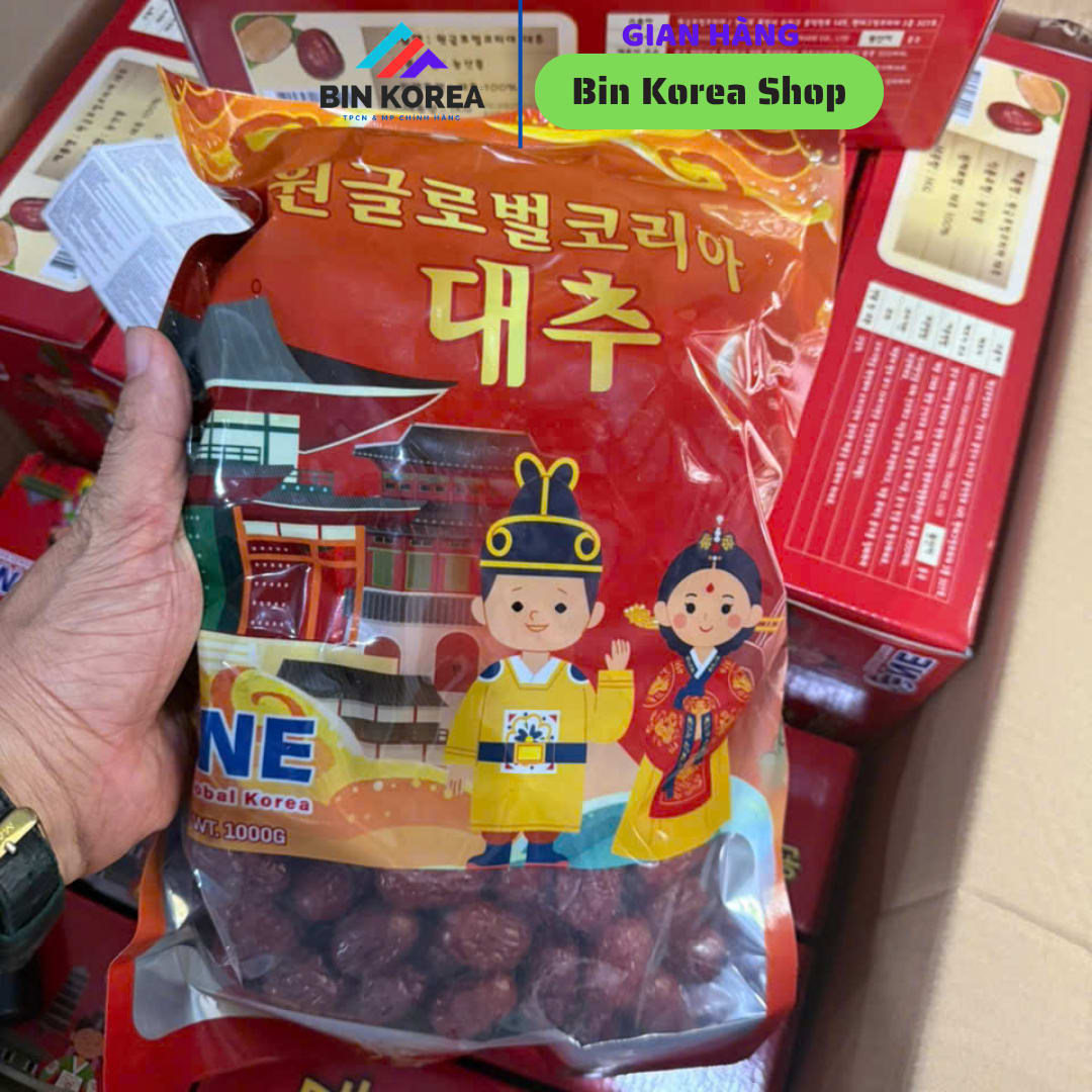 Táo Đỏ Sấy Khô One Global Korea Hộp 1kg thumbnail 4