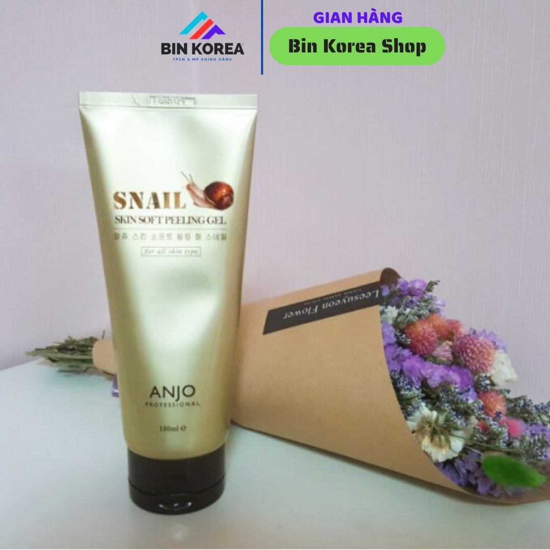 Tẩy Tế Bào Chết Ốc Sên Anjo Skin Soft Peeling Gel Hộp 180ml thumbnail 3