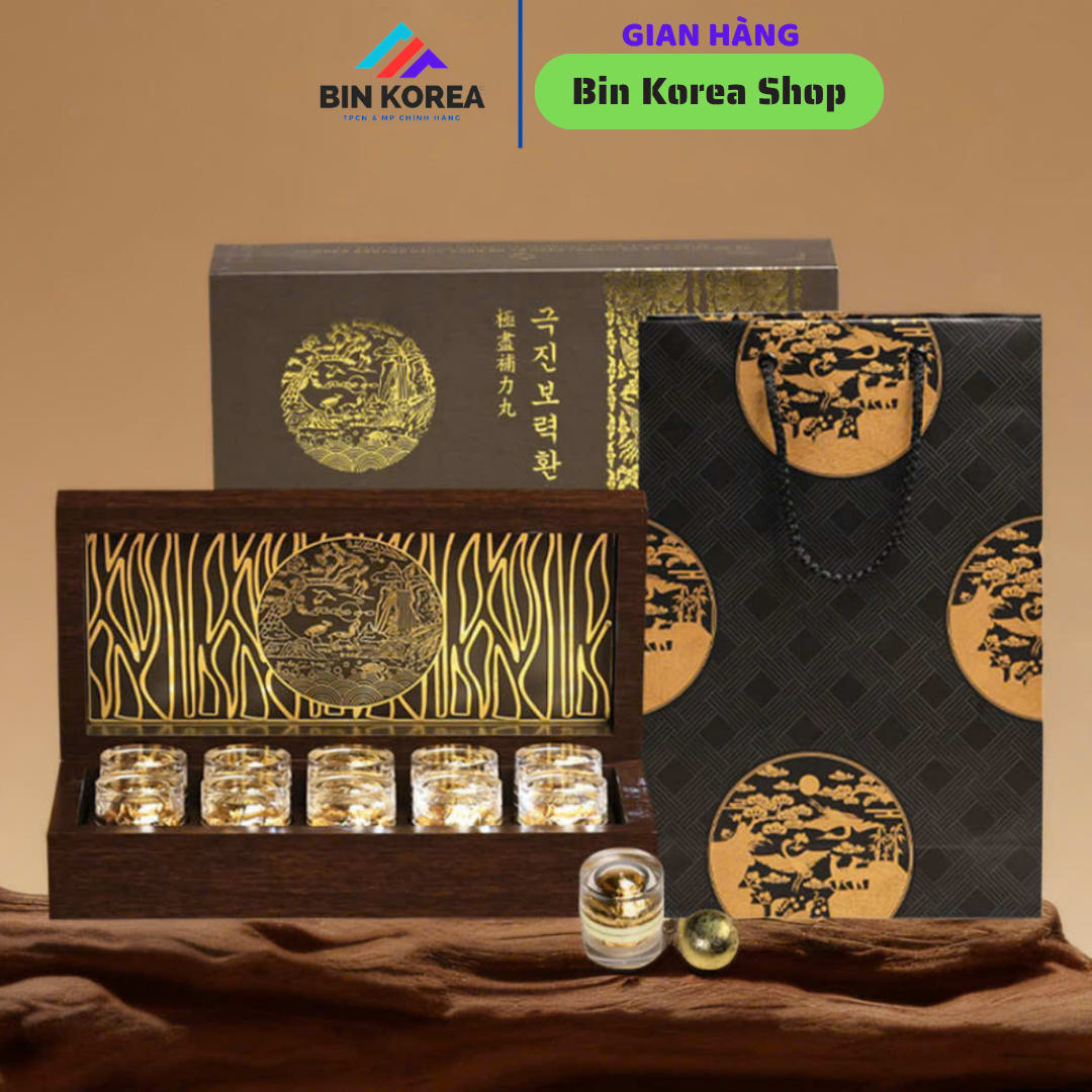 An Cung Trầm Hương 30% Cao Cấp Nội Địa Hàn Hộp 10 Viên x 5gram