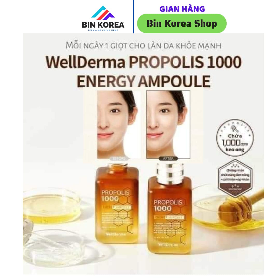 Serum Keo Ong Wellderma Propolis 1000 Energy Ampoule Chai 50 ml thumbnail 6
