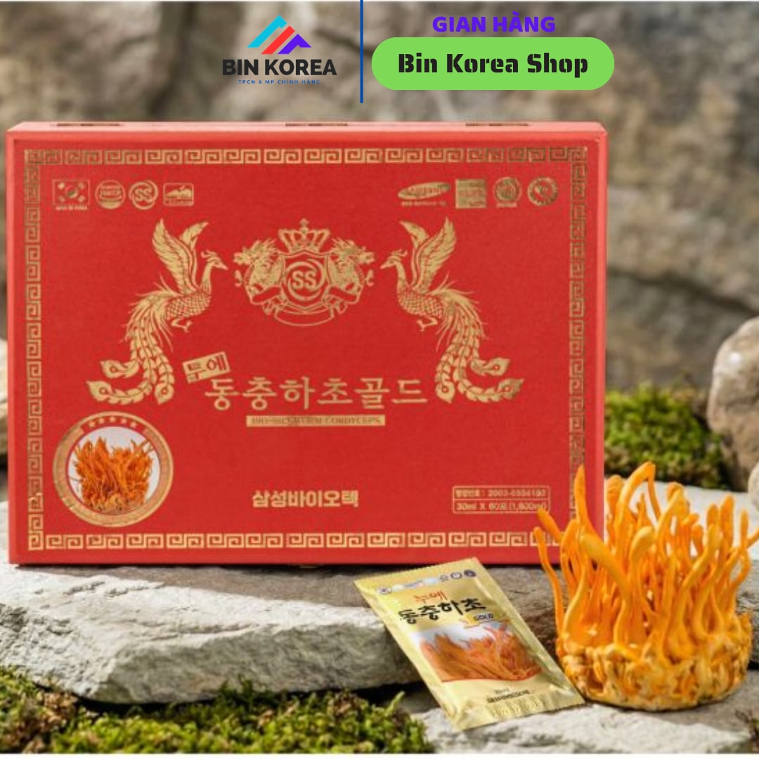 TPBS Đông Trùng Hạ Thảo Bio SilkWorm Cordyceps Hộp 60 Gói x 30ml thumbnail 2