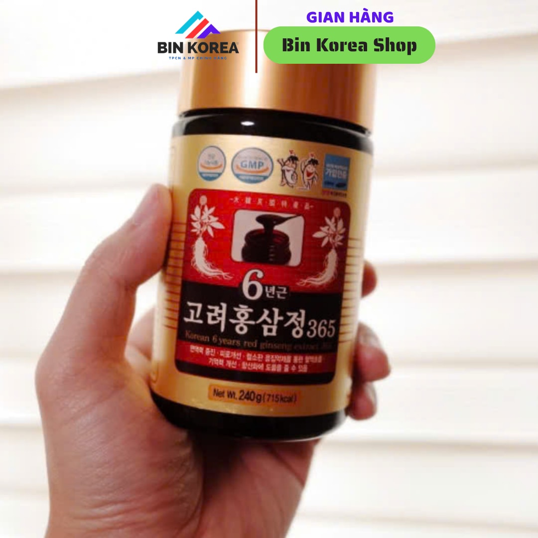 Cao Hồng Sâm 365 Hàn Quốc Sét Nhỏ 2 Hũ x 240gram thumbnail 6