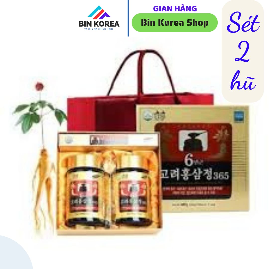 Cao Hồng Sâm 365 Hàn Quốc Sét Nhỏ 2 Hũ x 240gram thumbnail 8
