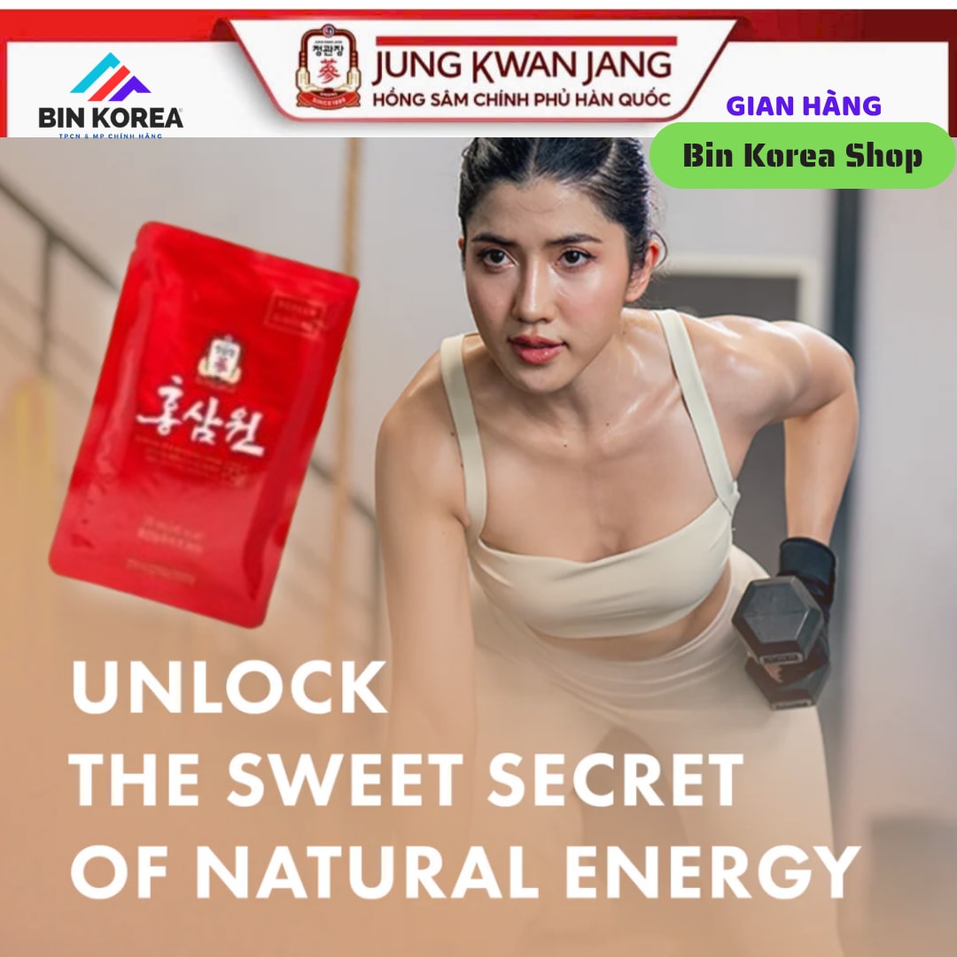 TPBVSK Nước Uống Hồng Sâm Pha Sẵn Jung Kwan Jang KGC Hong Sam Won Pouch Hộp 30 Gói x 70ml thumbnail 3