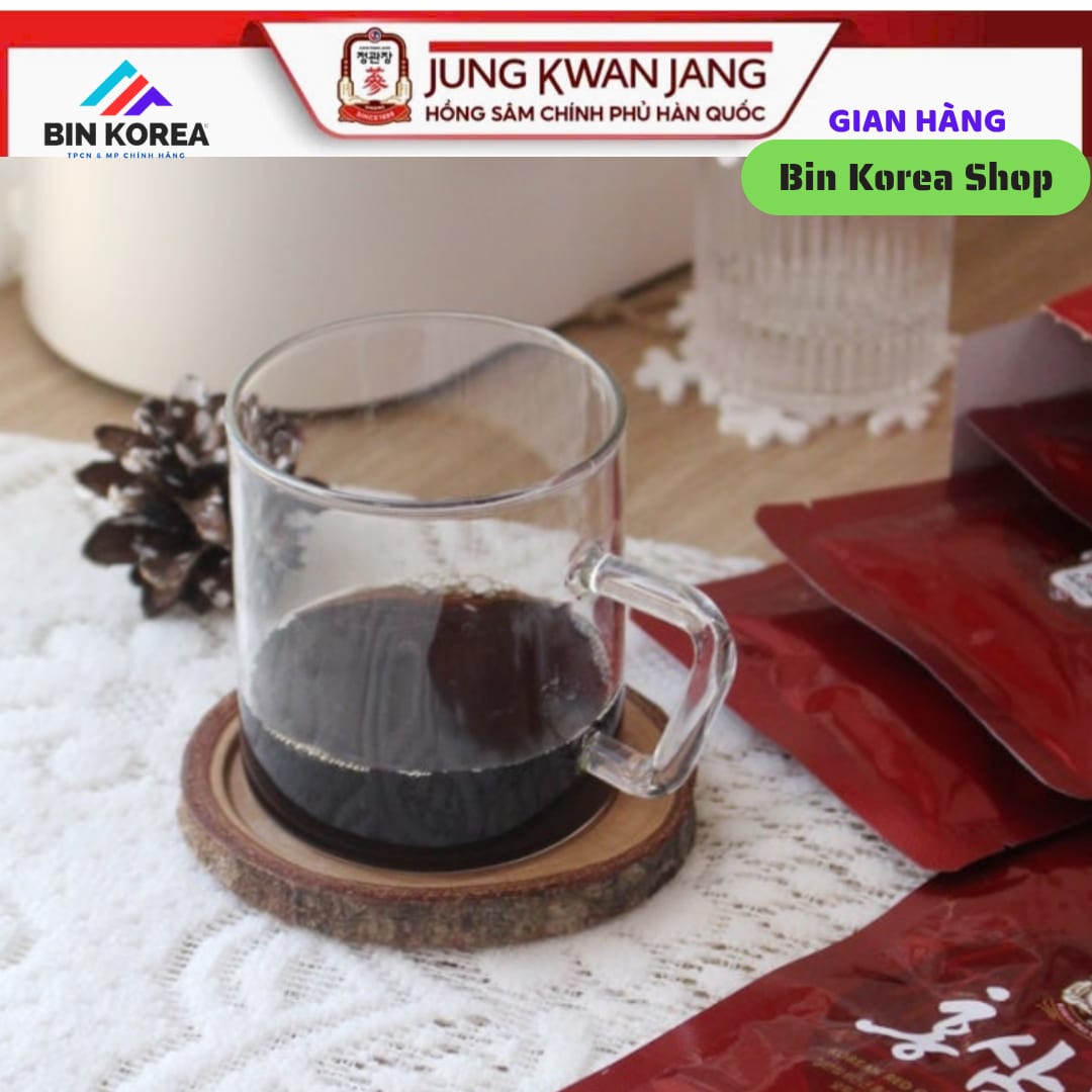 TPBVSK Nước Uống Hồng Sâm Pha Sẵn Jung Kwan Jang KGC Hong Sam Won Pouch Hộp 30 Gói x 70ml thumbnail 11