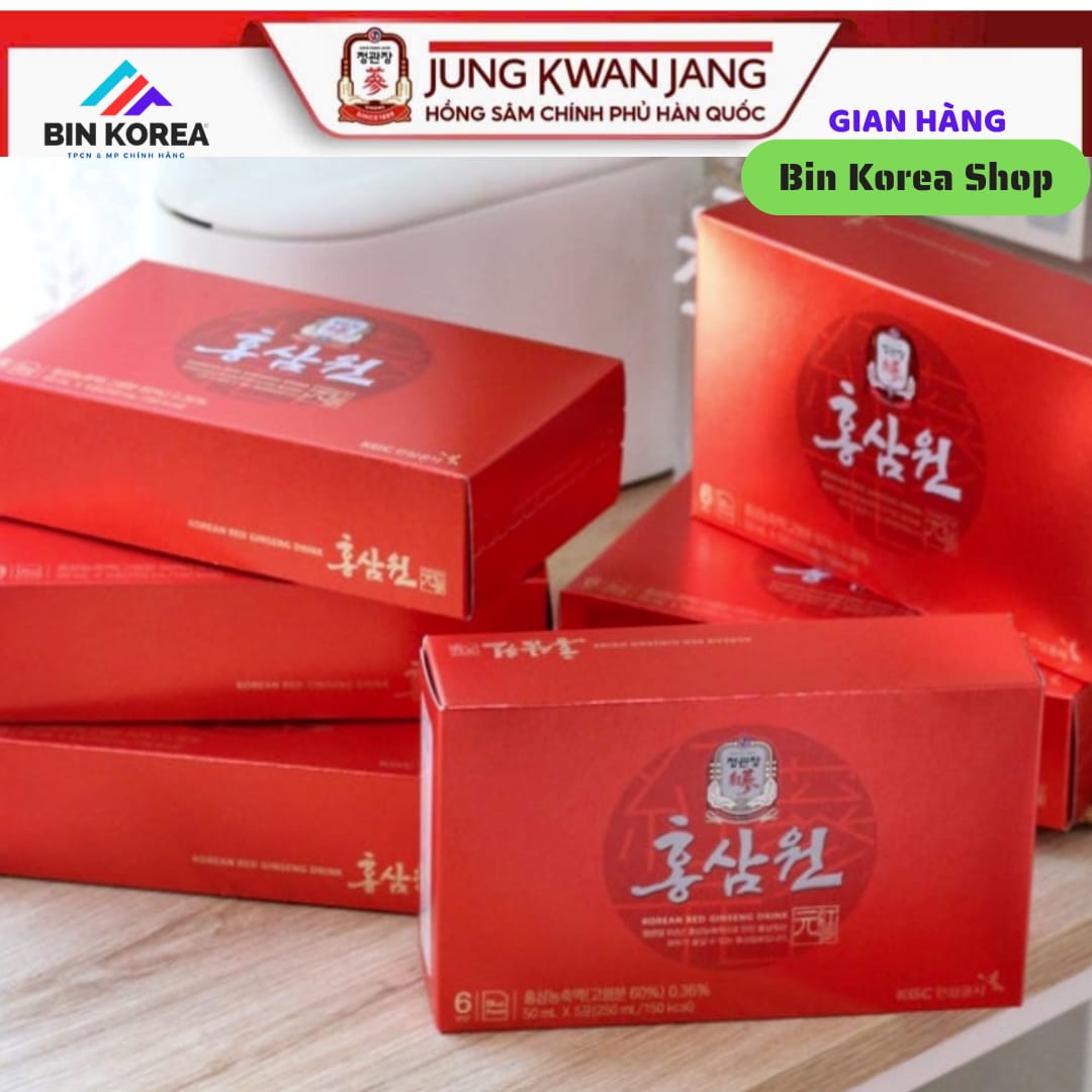 TPBVSK Nước Uống Hồng Sâm Pha Sẵn Jung Kwan Jang KGC Hong Sam Won Pouch Hộp 30 Gói x 70ml thumbnail 12