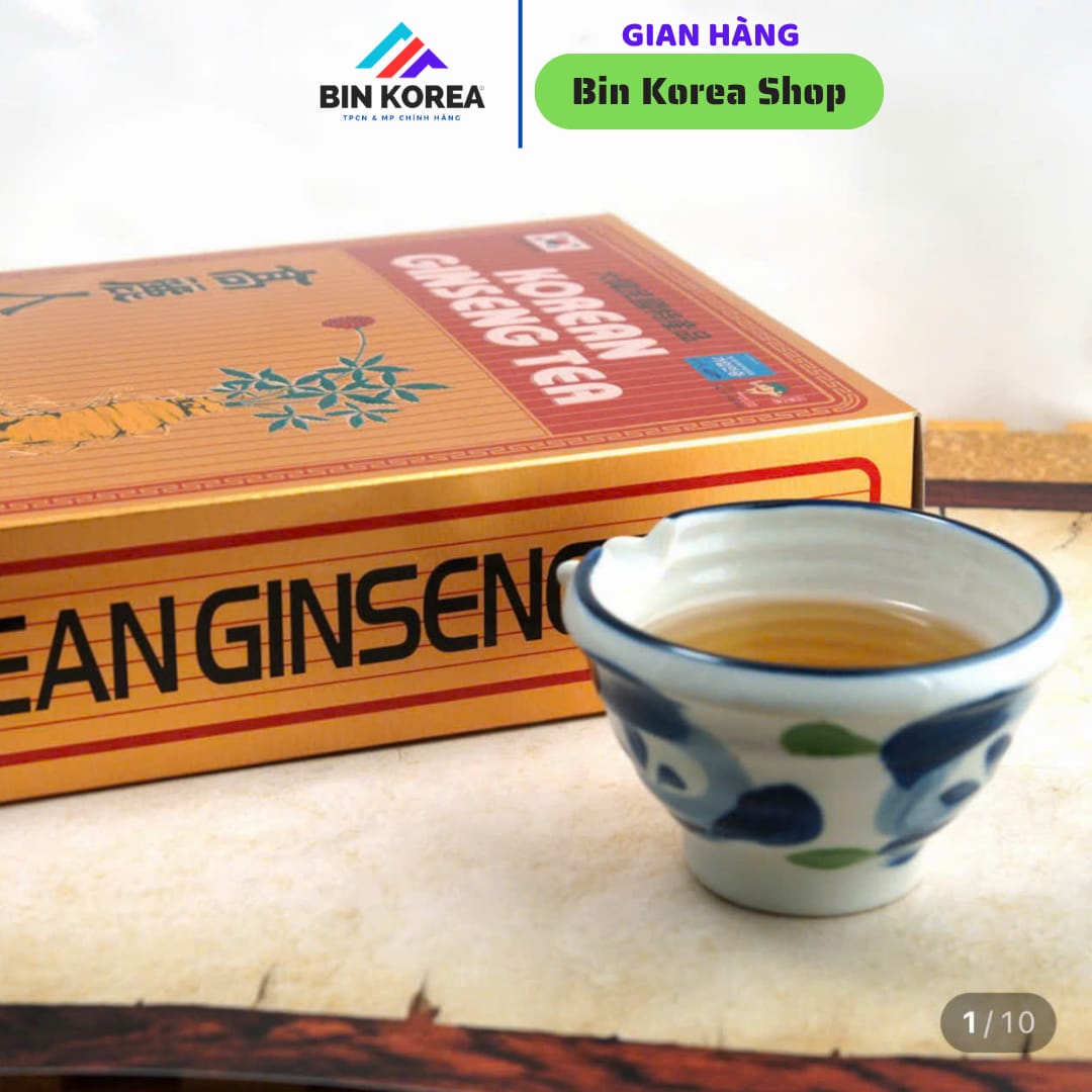 Trà Sâm Hàn Quốc Korean Ginseng Tea Hộp 100 Gói x 3 gram thumbnail 2