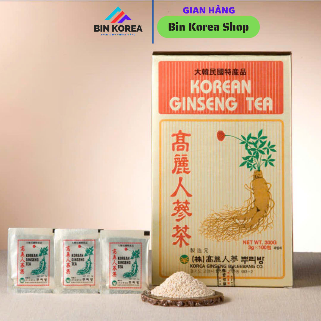 Trà Sâm Hàn Quốc Korean Ginseng Tea Hộp 100 Gói x 3 gram thumbnail 5