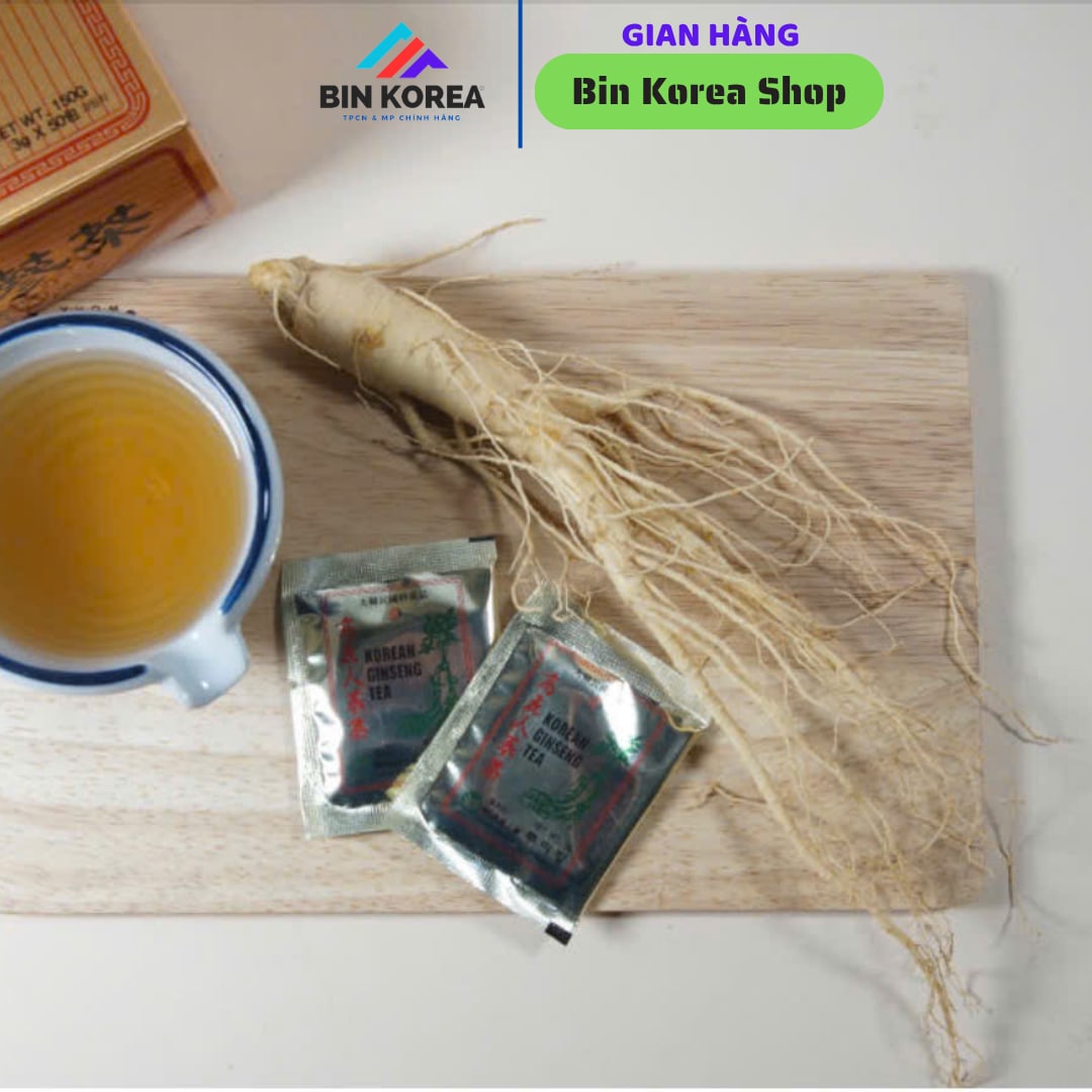 Trà Sâm Hàn Quốc Korean Ginseng Tea Hộp 100 Gói x 3 gram thumbnail 6