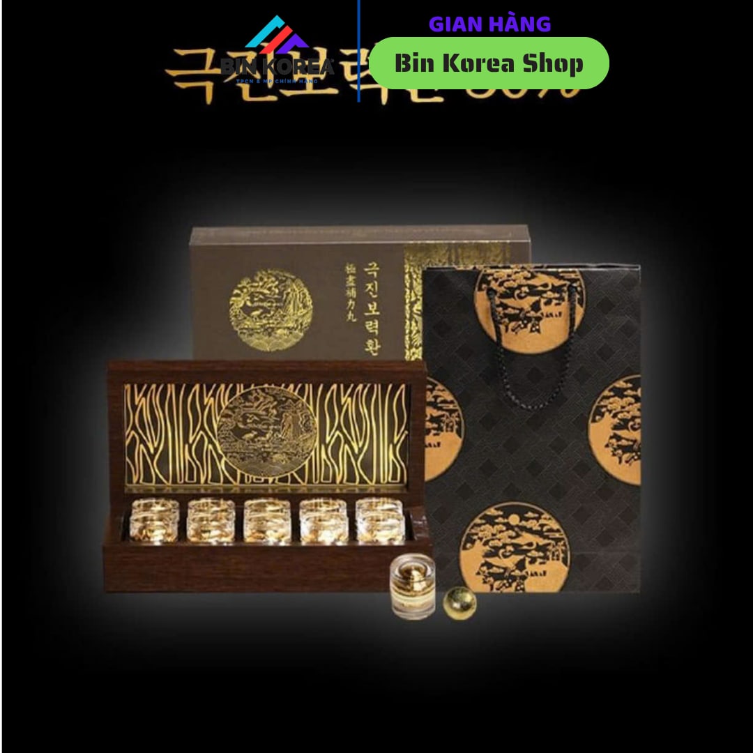 TPBVSK An Cung Gukjin Boryeok-hwan Trầm Hương 30% Hộp 10 Viên x 5 gram thumbnail 3